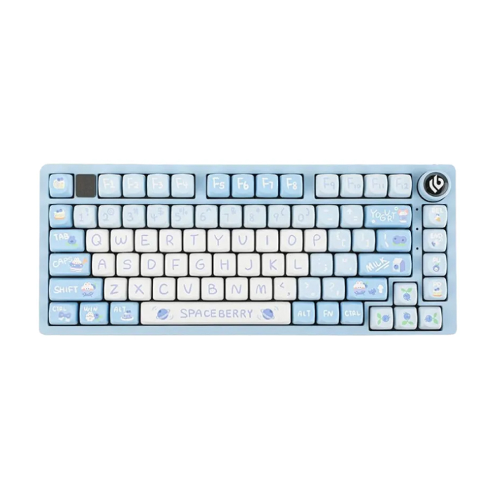 Bàn phím cơ LEOBOG Hi75 màu Xanh dương + trắng Space berry Nimbus V3 switch (LED RGB)