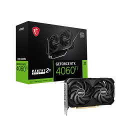 Card đồ họa MSI GeForce RTX 4060 Ti 8G VENTUS 2X BLACK E1 OC (DDR6/ 128 bit)