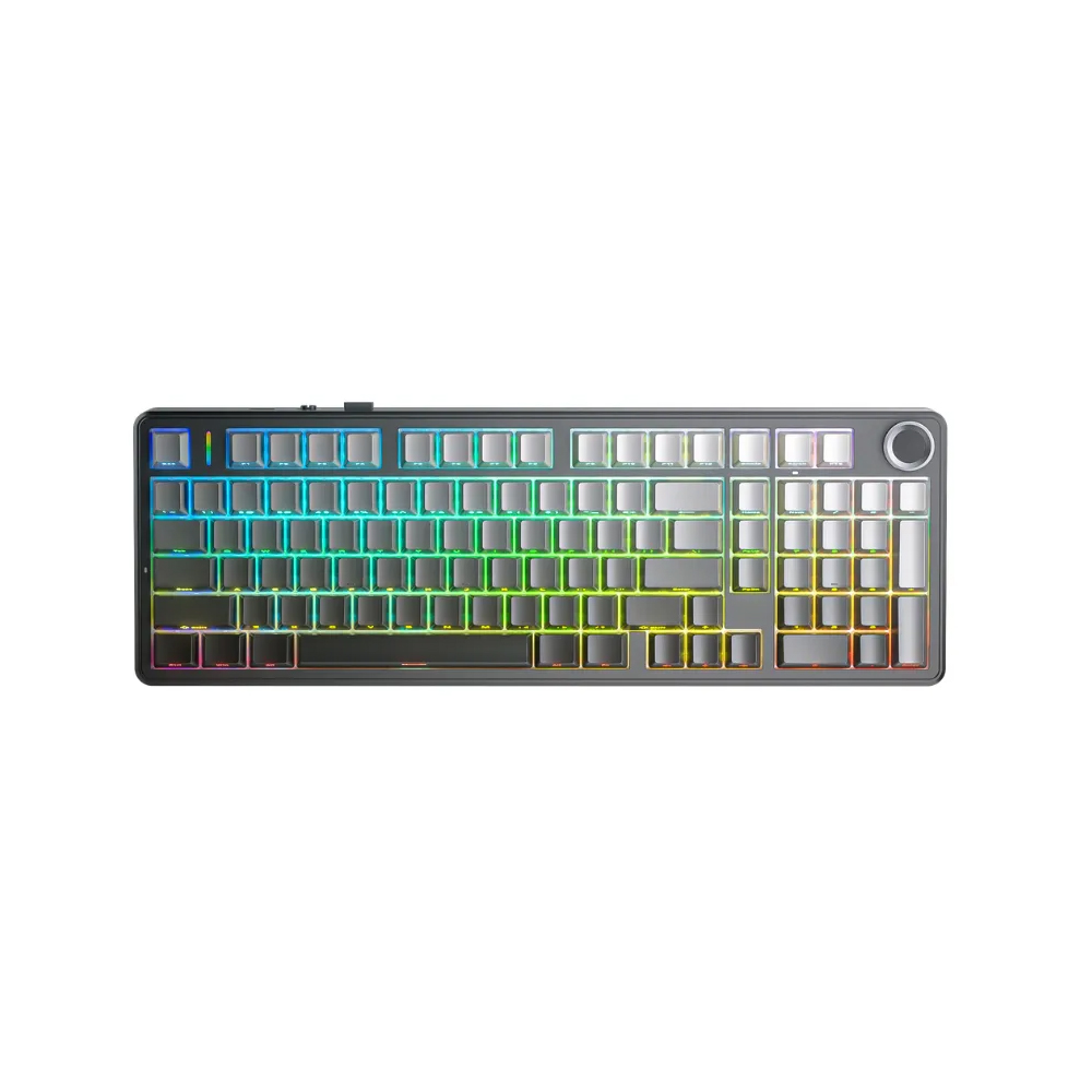 Bàn phím cơ Aula 3 MODE F99 PRO Xám + đen gradient Nimbus V3 switch (LED RGB)