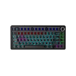 Bàn phím cơ Aula F75 Đen Blue Switch (LED RGB/ Đen)