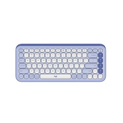 Bàn phím không dây Logitech POP Icon Keys (Bluetooth/Wireless/ Tím)