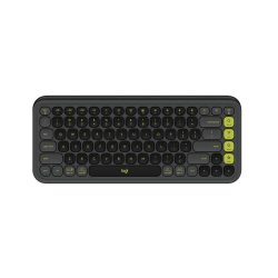 Bàn phím không dây Logitech POP Icon Keys (Bluetooth/Wireless/ Đen)
