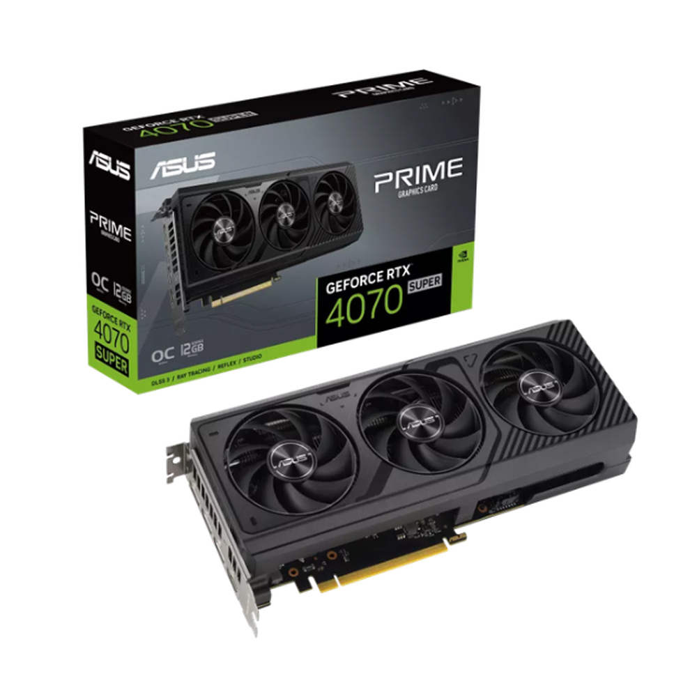 Card đồ họa Asus Prime GeForce RTX 4070 SUPER 12GB (GDDR6X/ 192 bit) Card đồ họa Asus Prime GeForce RTX 4070 SUPER 12GB (GDDR6X/ 192 bit)