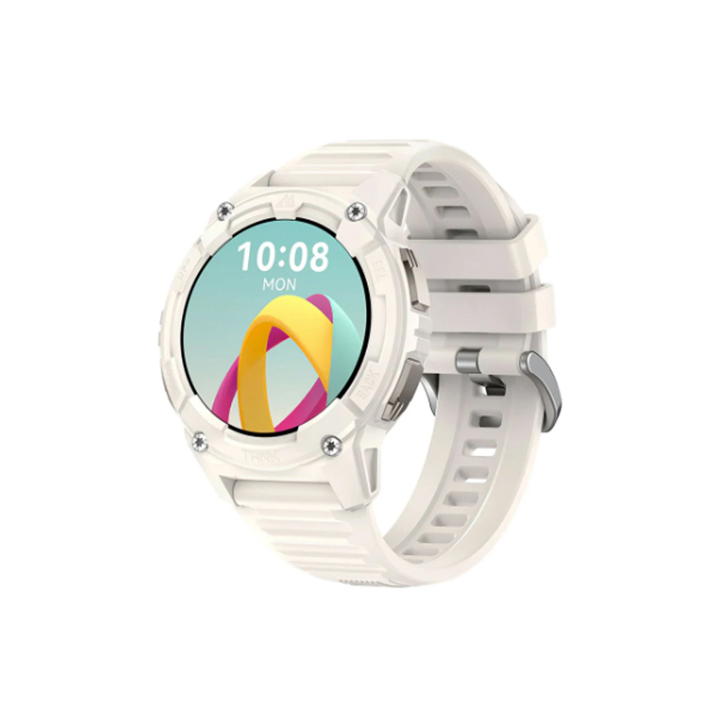 Đồng hồ thông minh Kospet TANK S2 (33mm/ GPS/BLUETOOTH/ Dây Silicon/ Trắng)