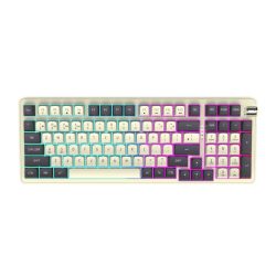 Bàn phím cơ DarkFlash DF98 Twilight Yellow Switch (Bluetooth/Wireless/ LED RGB/ Pin sạc)