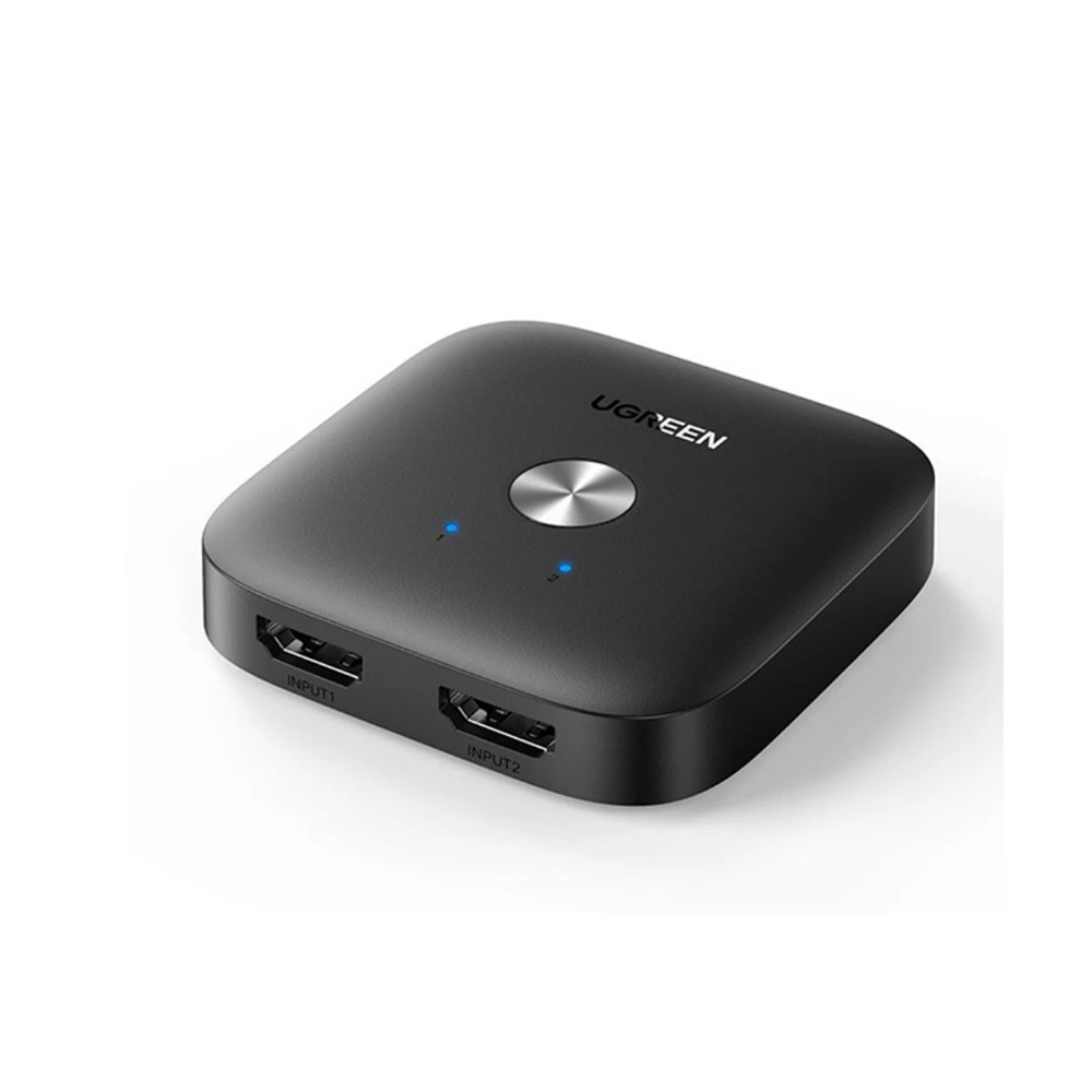 Bộ gộp chuyển mạch HDMI Switcher Ugreen 80126 2 vào 1 ra hỗ trợ 4K/60Hz Bộ gộp chuyển mạch HDMI Switcher Ugreen 80126 2 vào 1 ra hỗ trợ 4K/60Hz
