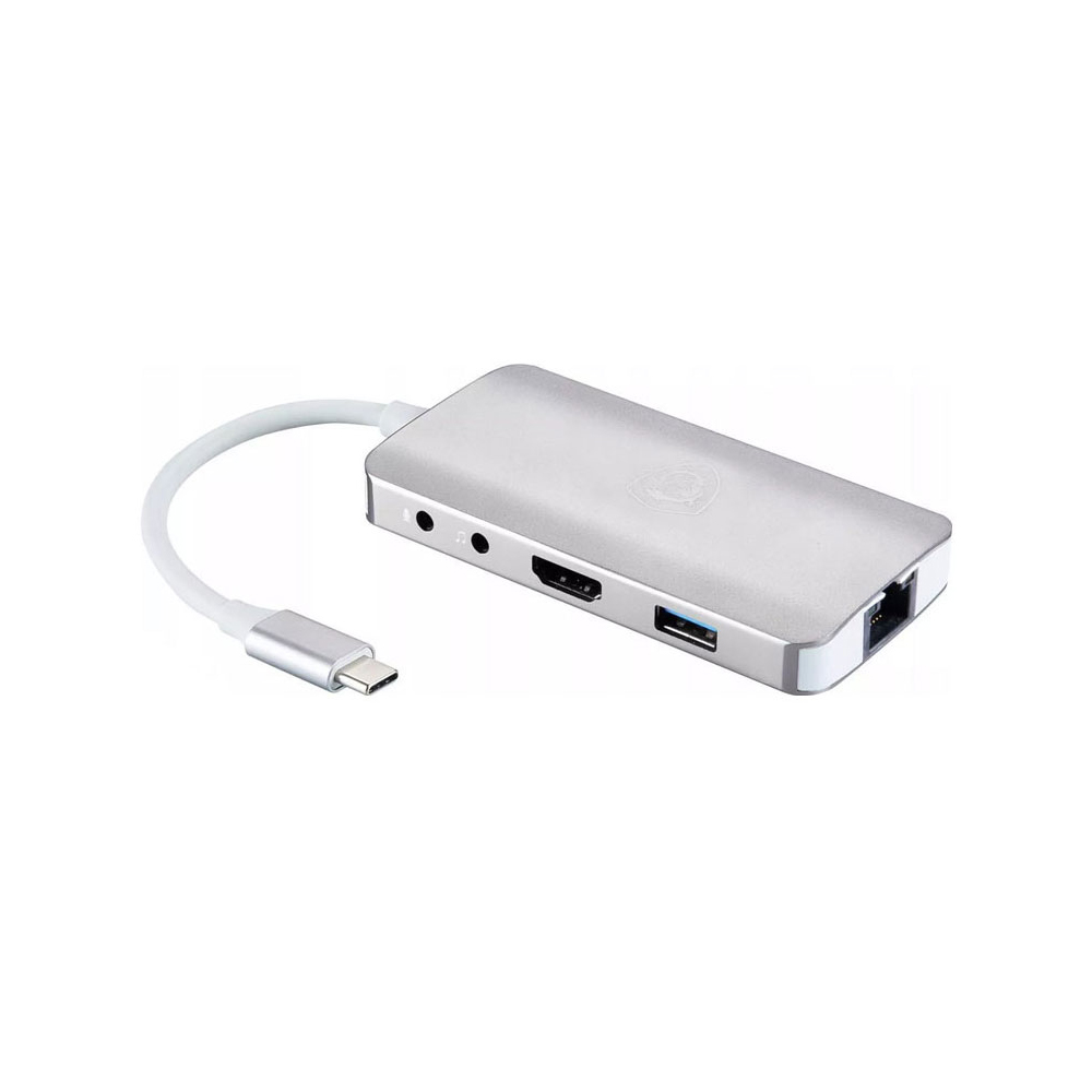 Thiết bị mở rộng cổng kết nối MSI Type-C Multi-port Hub 9 in 1 Thiết bị mở rộng cổng kết nối MSI Type-C Multi-port Hub 9 in 1