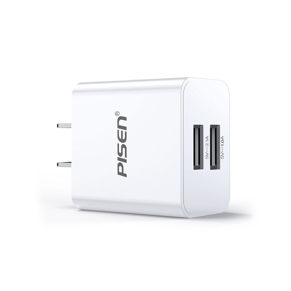 Củ sạc Pisen 2 cổng USB 15.5W MF-A03CN Củ sạc Pisen 2 cổng USB 15.5W MF-A03CN