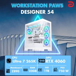 Máy trạm Workstation PAWS DESIGNER 54-Core Ultra 7/32GB/RTX4060
