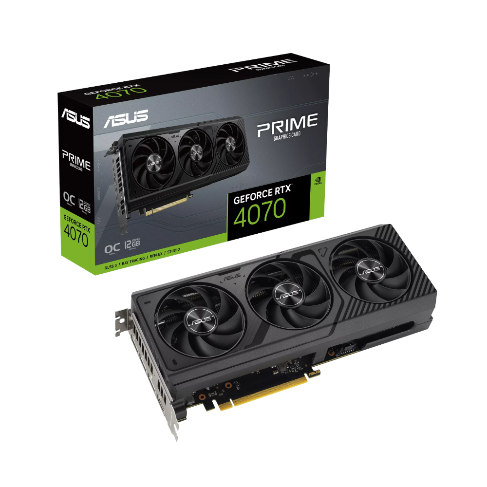 Card đồ họa Asus Prime GeForce RTX 4070 OC Edition (12GB/ GDDR6X/ 192 bit) Card đồ họa Asus Prime GeForce RTX 4070 OC Edition (12GB/ GDDR6X/ 192 bit)