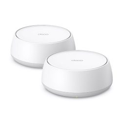 Bộ phát wifi 7 TP-Link Deco BE25 2-Pack (Chuẩn BE/ 5000Mbps/ 4 Ăng-ten ngầm/ Wifi Mesh/ Dưới 150 User)
