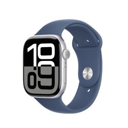 Đồng hồ thông minh Apple Watch Series 10 MWWA3SA/A (42mm/ Wifi, GPS, Bluetooth 5.3/ Viền Nhôm/ Dây Sport Band/ Denim/ S/M)