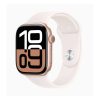 Đồng hồ thông minh Apple Watch Series 10 MWWH3SA/A (42mm/ Wifi, GPS, Bluetooth 5.3/ Viền Nhôm/ Dây Sport Band/ Light Blush/ S/M)