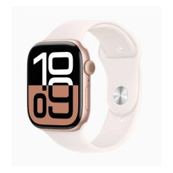 Đồng hồ thông minh Apple Watch Series 10 MWWH3SA/A (42mm/ Wifi, GPS, Bluetooth 5.3/ Viền Nhôm/ Dây Sport Band/ Light Blush/ S/M)