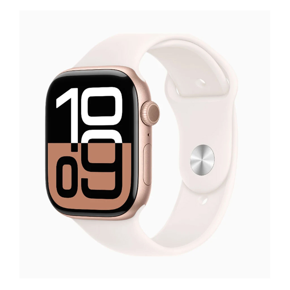 Đồng hồ thông minh Apple Watch Series 10 MWY63SA/A (46mm/ Cellular, GPS, Bluetooth 5.3/ Viền Nhôm/ Dây Sport Band/ Light Blush/ S/M) Đồng hồ thông minh Apple Watch Series 10 MWY63SA/A (46mm/ Cellular, GPS, Bluetooth 5.3/ Viền Nhôm/ Dây Sport Band/ Light Blush/ S/M)