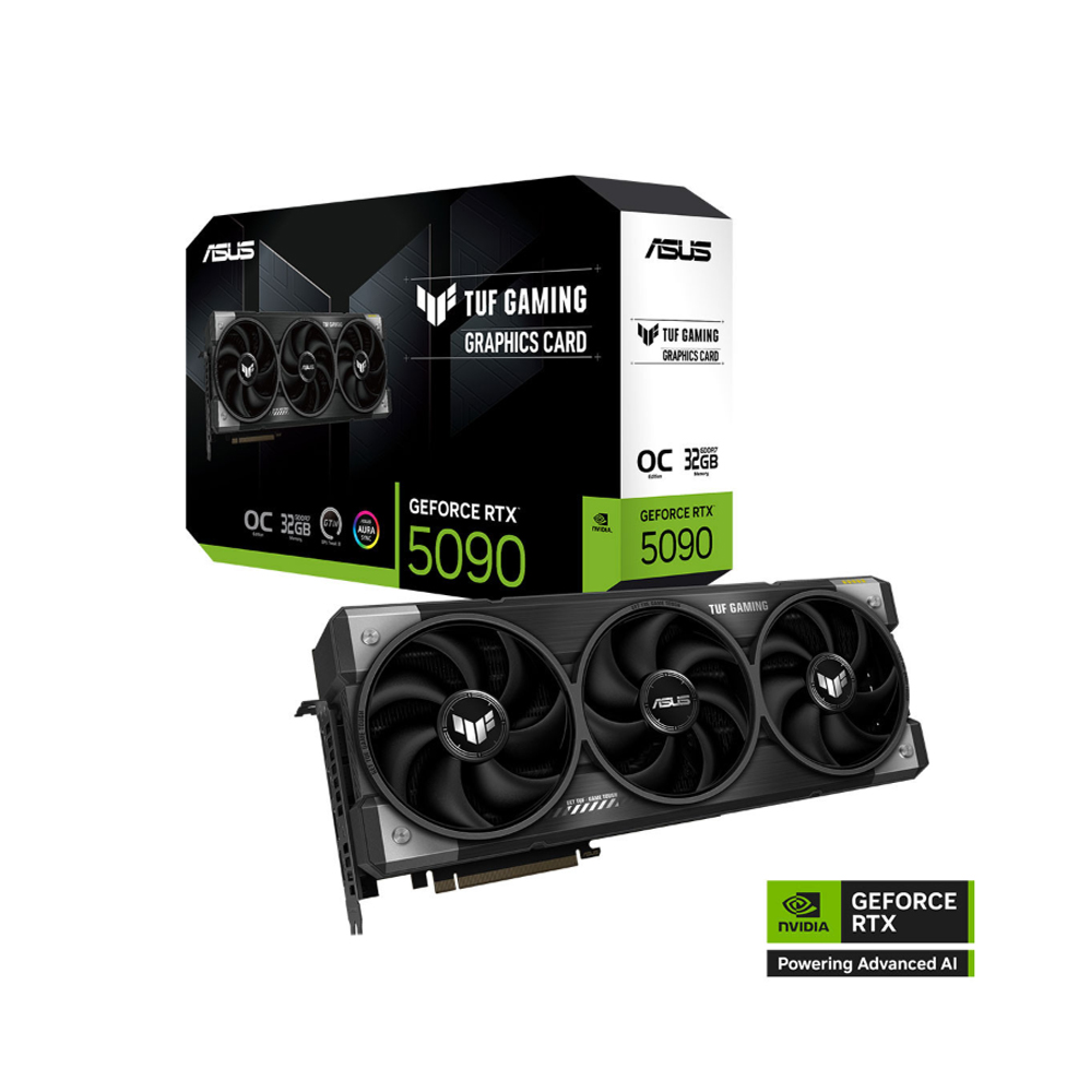 Card đồ họa Asus TUF Gaming GeForce RTX 5090 32GB OC Edition (GDDR7/ 512 bit) Card đồ họa Asus TUF Gaming GeForce RTX 5090 32GB OC Edition (GDDR7/ 512 bit)