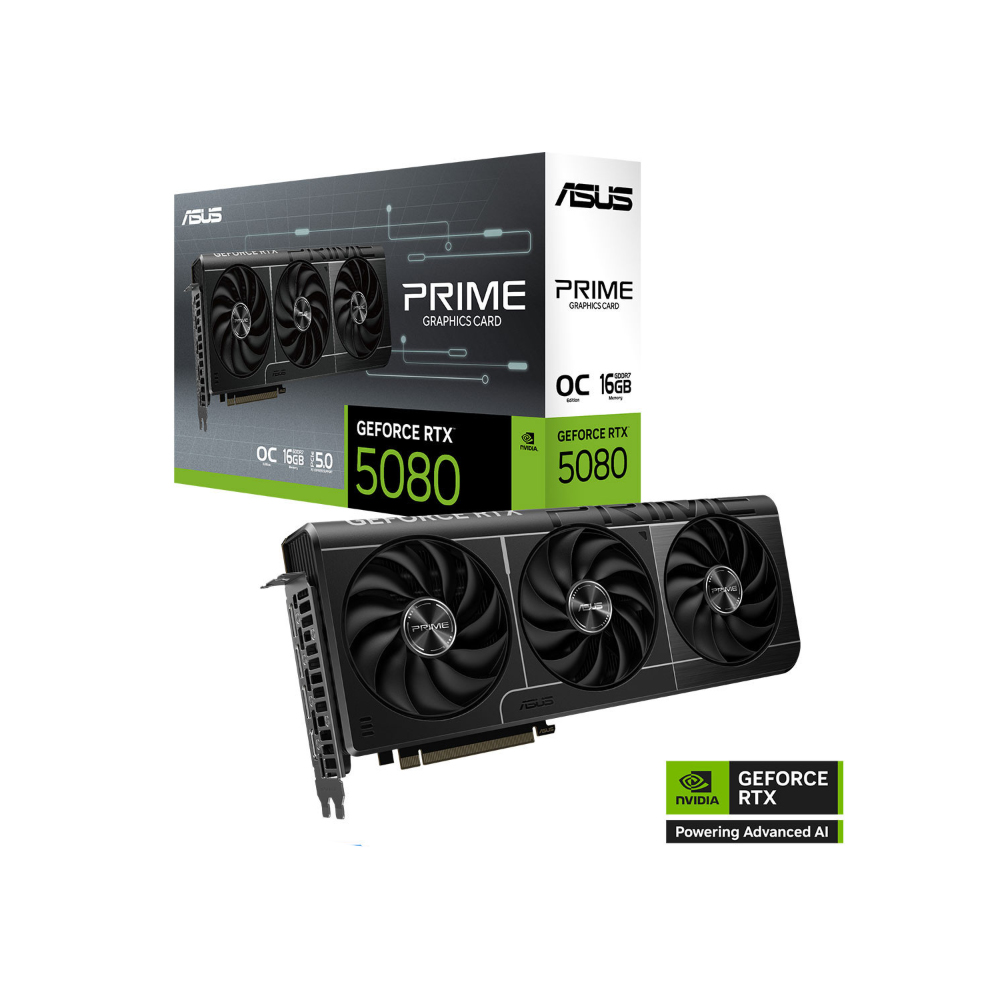 Card đồ họa Asus Prime GeForce RTX 5080 16GB OC Edition (GDDR7/ 256 bit) Card đồ họa Asus Prime GeForce RTX 5080 16GB OC Edition (GDDR7/ 256 bit)