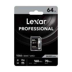 Thẻ nhớ SD Lexar Profes 1066x SDXC V30 64Gb (R/W:160/120M)