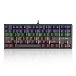 Bàn phím cơ KENOO ESPORT EK87 (Brown Switch/ Đen/ LED Rainbows)