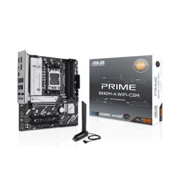 Mainboard Asus Prime B840M-A WIFI-CSM (AMD B840/ Socket AM5/ M-ATX/ 4 khe ram/ DDR5/ 2.5 Gigabit LAN)