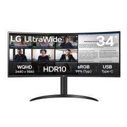 Màn hình cong LG UltraGear 34WR55QK-B (34Inch/ WQHD (3440x1440)/ 5ms/ 100HZ/ 240cd/m2/ VA)