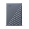Ổ cứng di động Western 2Tb My Passport Silicon Grey (Type-C và USB3.2/ Xám)