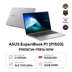 Laptop Asus ExpertBook P1503CVA-i7SE16-50W (I7 13700H/ 16GB/ 512GB SSD/ 15.6 inch FHD/ Win11/ Grey)