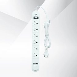 Ổ cắm điện Edenki ED-6C4W White (6 Lỗ đa năng - 4M 10A)