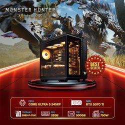 Máy tính PCPA x Asus Monster Hunter Wilds-Core Ultra 5 245KF/32GB/RTX 5070 Ti