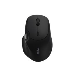 Chuột không dây Rapoo MT560 Silent - Đen (Bluetooth/Wireless/ 4000 DPI/ Pin sạc)