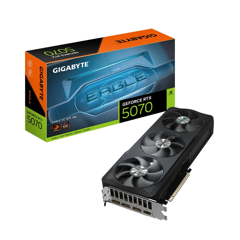 Card đồ họa Gigabyte GeForce RTX 5070 EAGLE OC SFF 12G (GDDR7/ 192 bit)