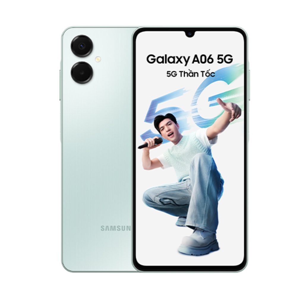 Điện thoại Samsung Galaxy A06 5G (4GB/ 128Gb/ Xanh nhạt) Điện thoại Samsung Galaxy A06 5G (4GB/ 128Gb/ Xanh nhạt)