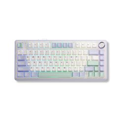 Bàn phím cơ Aula 3 MODE F75 Xanh + trắng + tím đậm Reaper switch