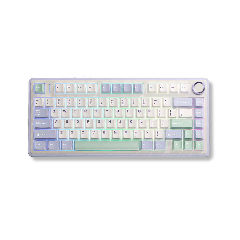 Bàn phím cơ Aula 3 MODE F75 Xanh + trắng + tím đậm Reaper switch Bàn phím cơ Aula 3 MODE F75 Xanh + trắng + tím đậm Reaper switch