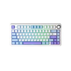 Bàn phím cơ Aula F75 Xanh dương+trắng+tím Star Vector switch