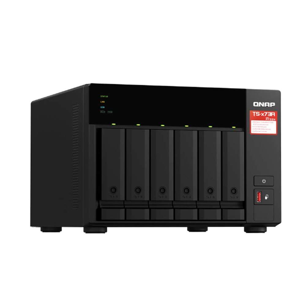 Thiết bị lưu trữ NAS Qnap TS-673A-8GB Thiết bị lưu trữ NAS Qnap TS-673A-8GB