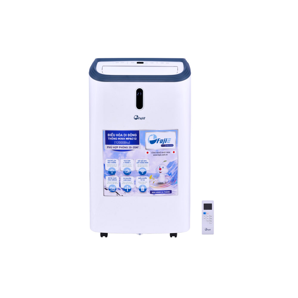 Điều hòa di động thông minh Fujie MPAC12 (1 chiều/ 12000 BTU)