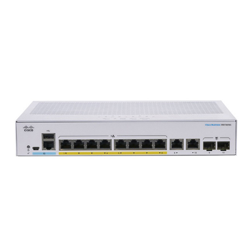 Switch Cisco CBS350-8P-E-2G-EU 8-port GE POE+ (Gigabit (1000Mbps)) Switch Cisco CBS350-8P-E-2G-EU 8-port GE POE+ (Gigabit (1000Mbps))