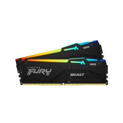 Ram desktop Kingston FURY Beast RGB 64GB (2x32GB) DDR5 6000Mhz KF560C30BBAK2-64