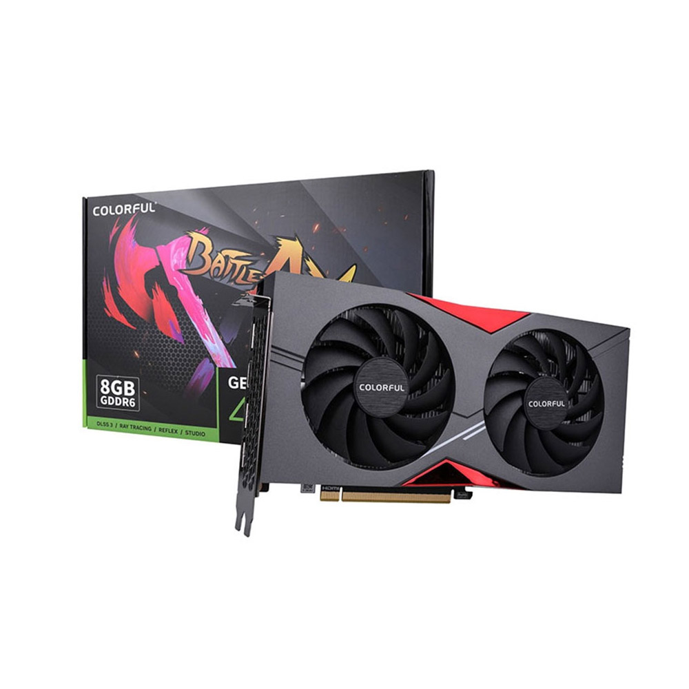 Card đồ họa Colorful GeForce RTX 4060 NB DUO 8GB-V (GDDR6/ 128 bit)
