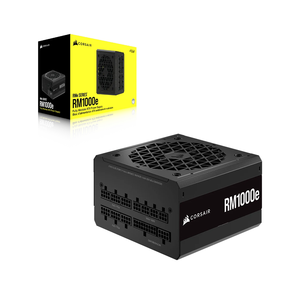 Nguồn máy tính Corsair RM1000e White ATX 3.1 Cybenetics Gold - Full Modul Nguồn máy tính Corsair RM1000e White ATX 3.1 Cybenetics Gold - Full Modul