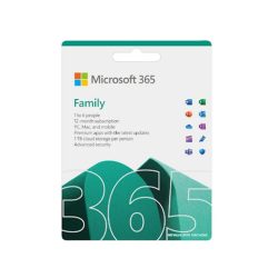Phần mềm Office Microsoft 365 Family EP2-36878 (6 người/ 5 thiết bị/ người/ 12 tháng)
