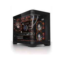 Vỏ máy tính MIK FOCALORS M BLACK (Mini Tower/ M-ATX/ Đen)