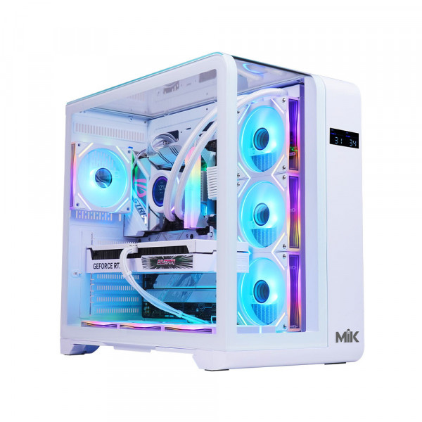 Vỏ máy tính MIK BARBATOS White (Mid Tower/ ATX/ Trắng) Vỏ máy tính MIK BARBATOS White (Mid Tower/ ATX/ Trắng)