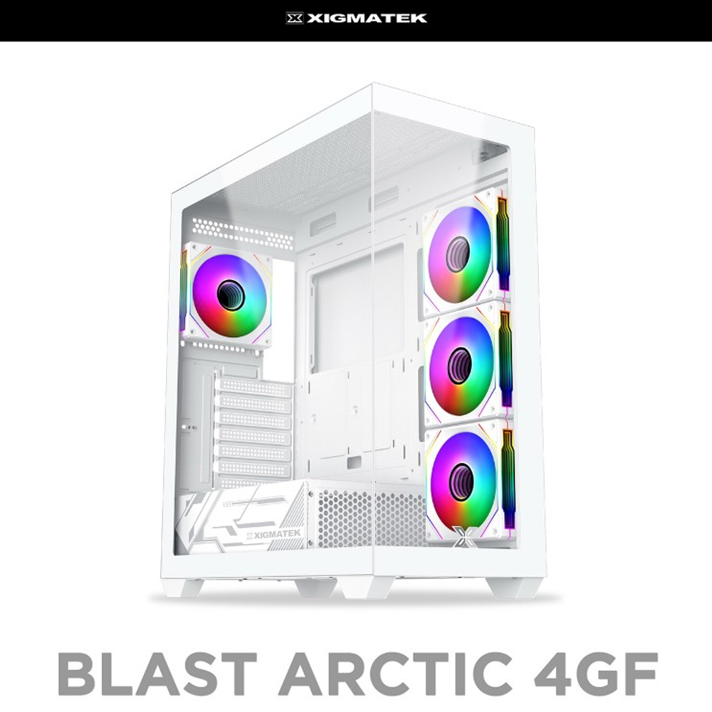 Vỏ máy tính Xigmatek BLAST ARTIC 4GF (Mid Tower/ E-ATX/ Trắng) Vỏ máy tính Xigmatek BLAST ARTIC 4GF (Mid Tower/ E-ATX/ Trắng)