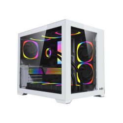 Vỏ máy tính MIK LV12 M – White (Mini Tower/ M-ATX/ Trắng)