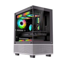 Vỏ máy tính MIK Aether Black (Mini Tower/ M-ATX/ Đen)