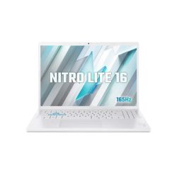 Laptop Acer Gaming Nitro Lite 16 NL16-71G-56WQ (i5 13420H/ 16GB/ 512GB SSD/ RTX 3050 6Gb/ 16 inch FHD+/ 165Hz/ Win11/ Trắng/ 1Y)