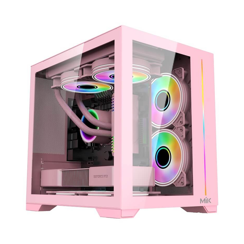 Vỏ máy tính MIK LV12 MINI ELITE - Pink (Mini Tower/ M-ATX/ Hồng) Vỏ máy tính MIK LV12 MINI ELITE - Pink (Mini Tower/ M-ATX/ Hồng)