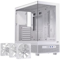 Vỏ máy tính EINAREX S500 RGB White (Mini Tower/ M-ATX/ Trắng)